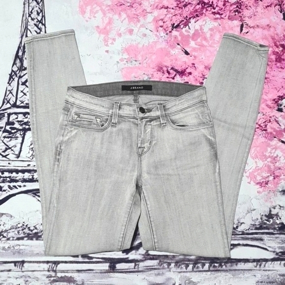 J Brand Skinny Jeans Borderline Gray Size 25 - Picture 3 of 7